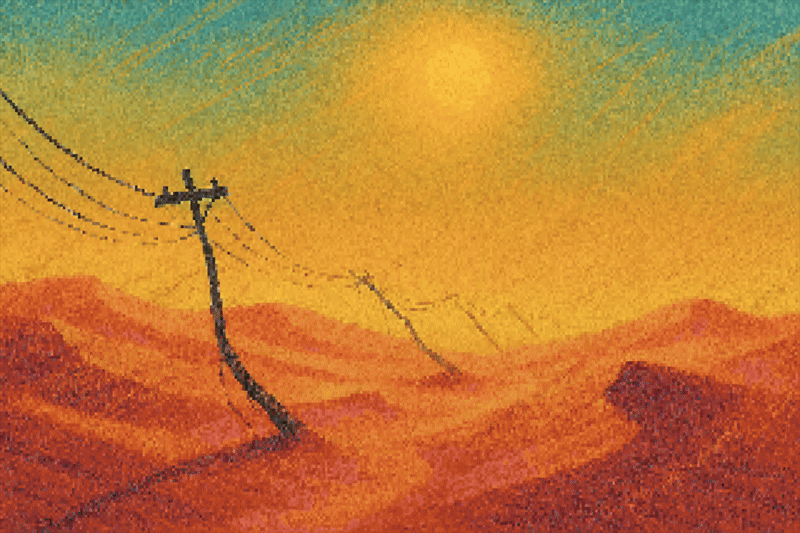 Sunset desert